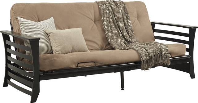 Bryley Black Futon - Thumbnail - Image 1