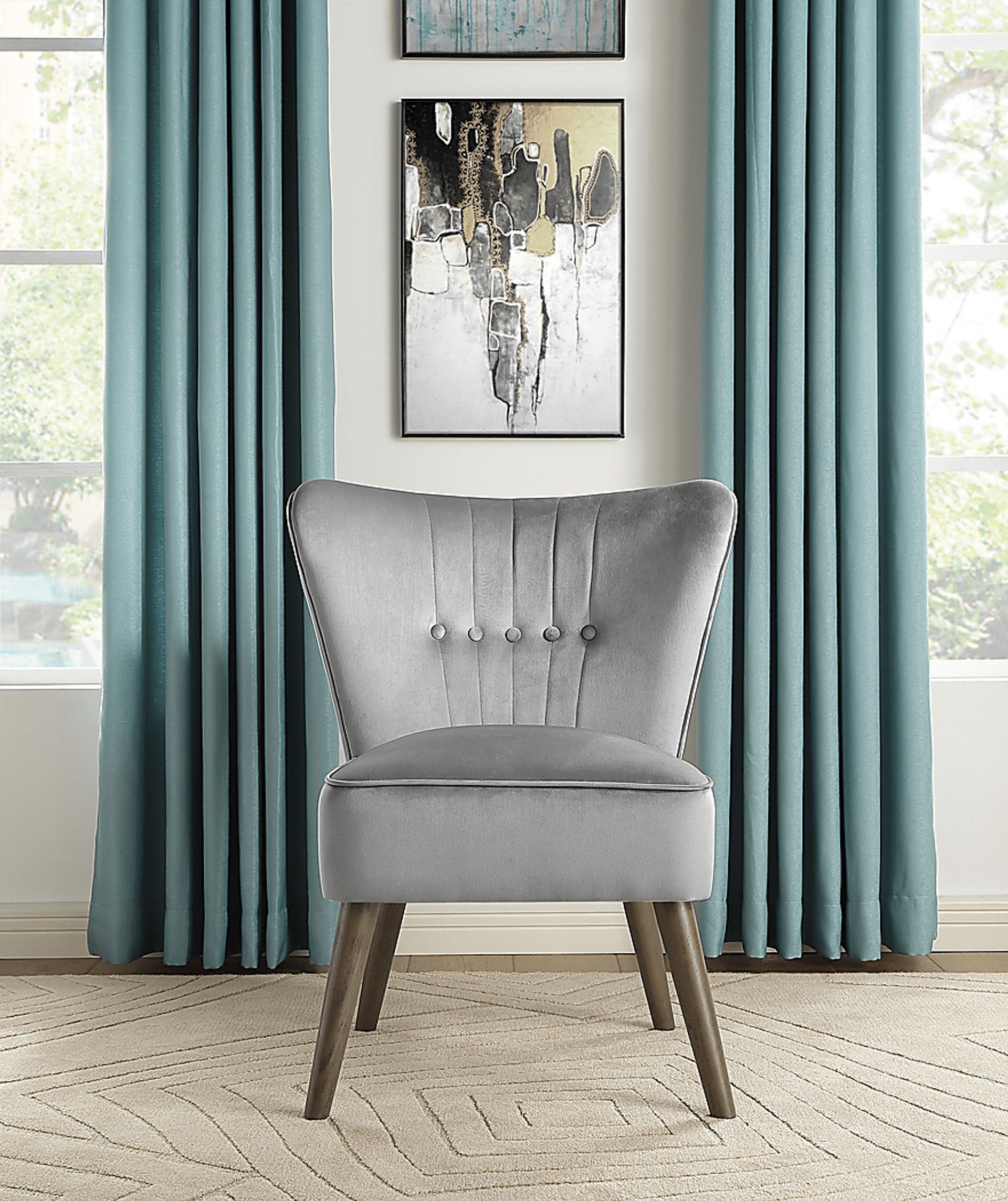 Bryndlee Gray Accent Chair - Image 4