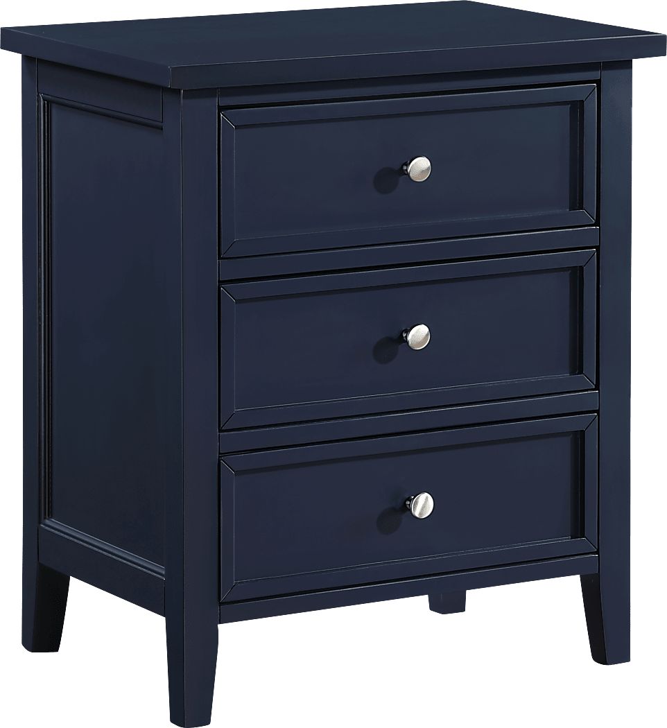 Brynlee Dark Blue Nightstand