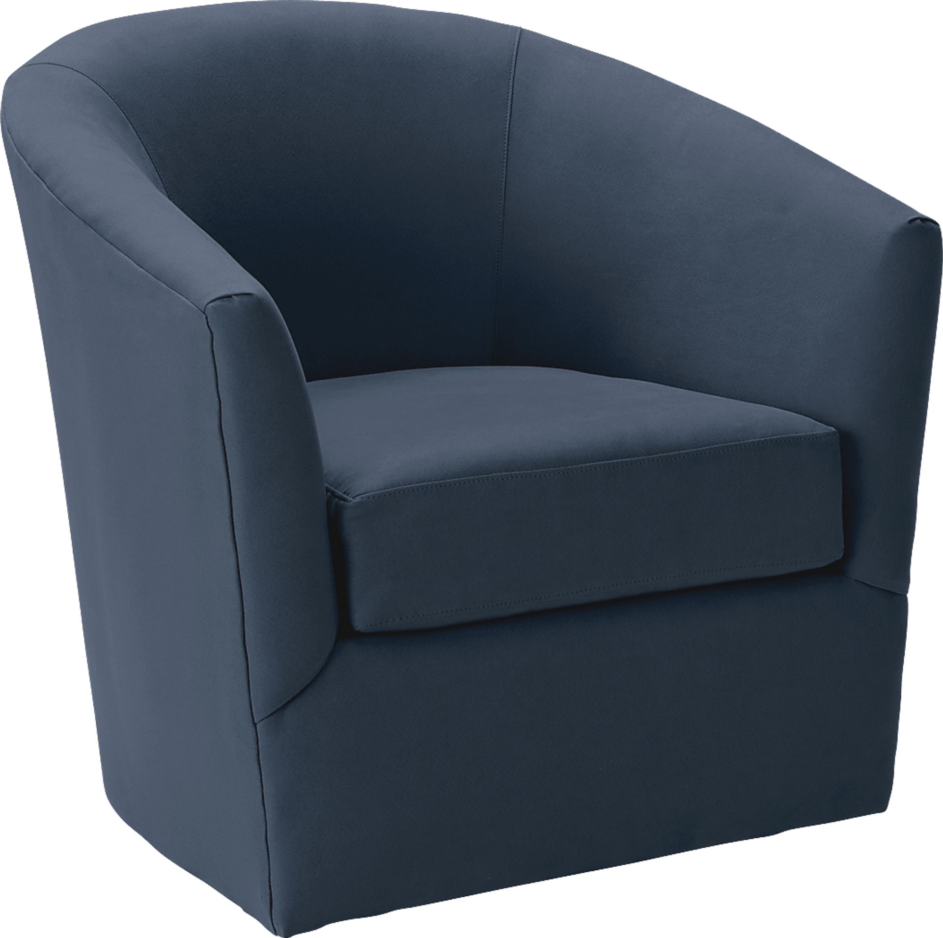 Brynn Indigo Swivel Chair - Image 1