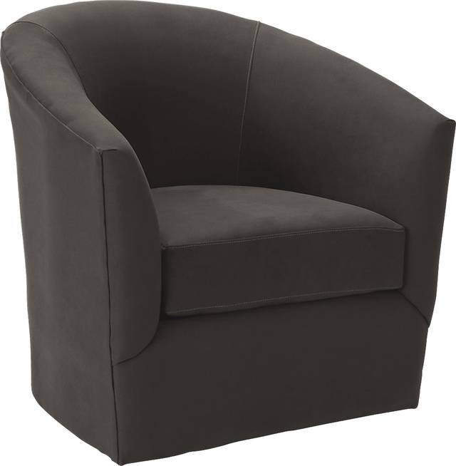 Brynn Slate Swivel Chair - Thumbnail - Image 1