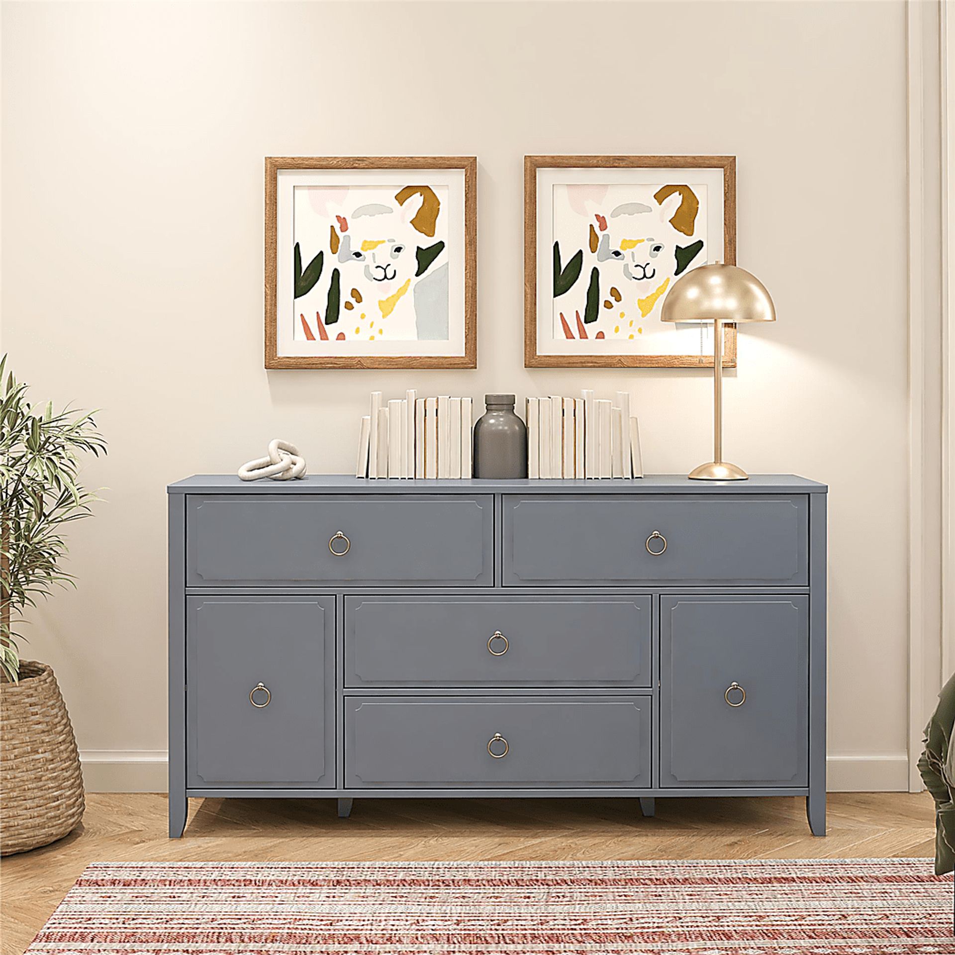 Brynner Blue Dresser - Image 2