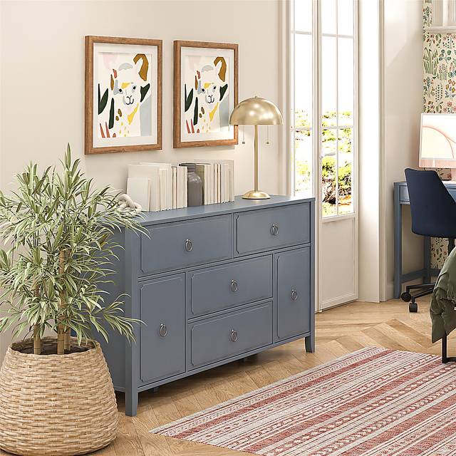Brynner Blue Dresser - Thumbnail - Image 4