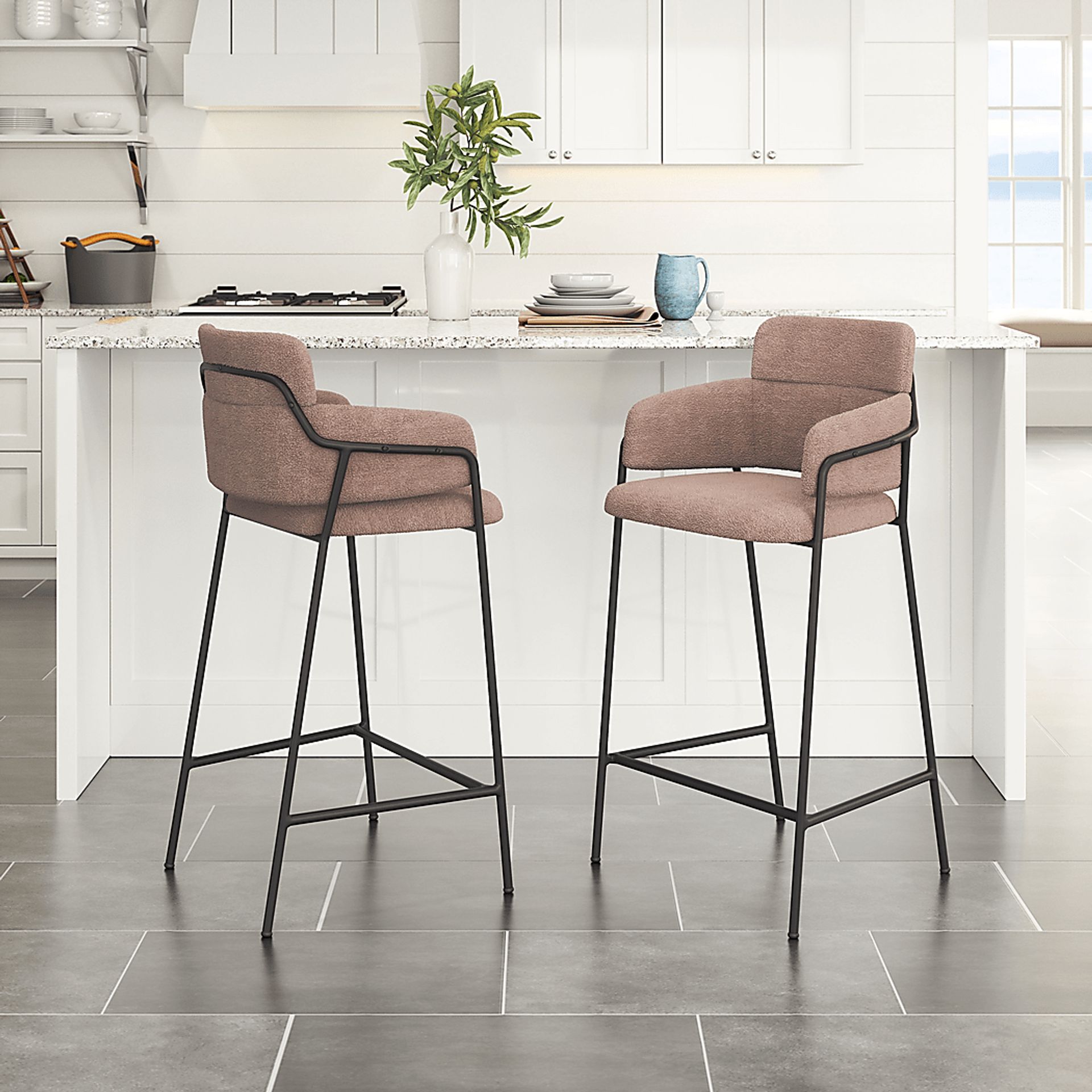 Brynns Brown Counter Height Stool, Set of 2 - Image 2