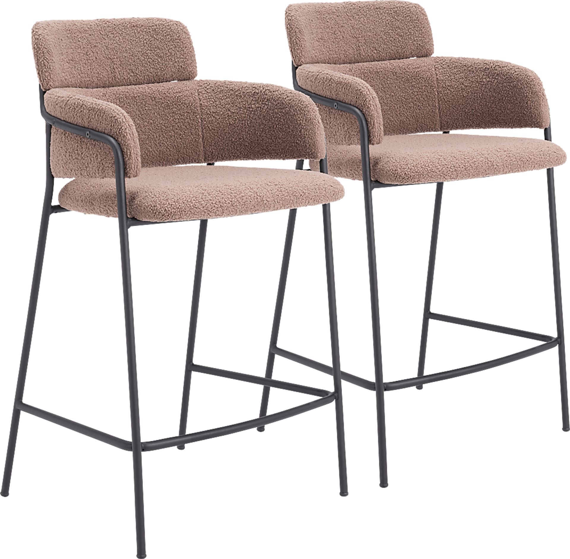 Brynns Brown Counter Height Stool, Set of 2 - Image 1