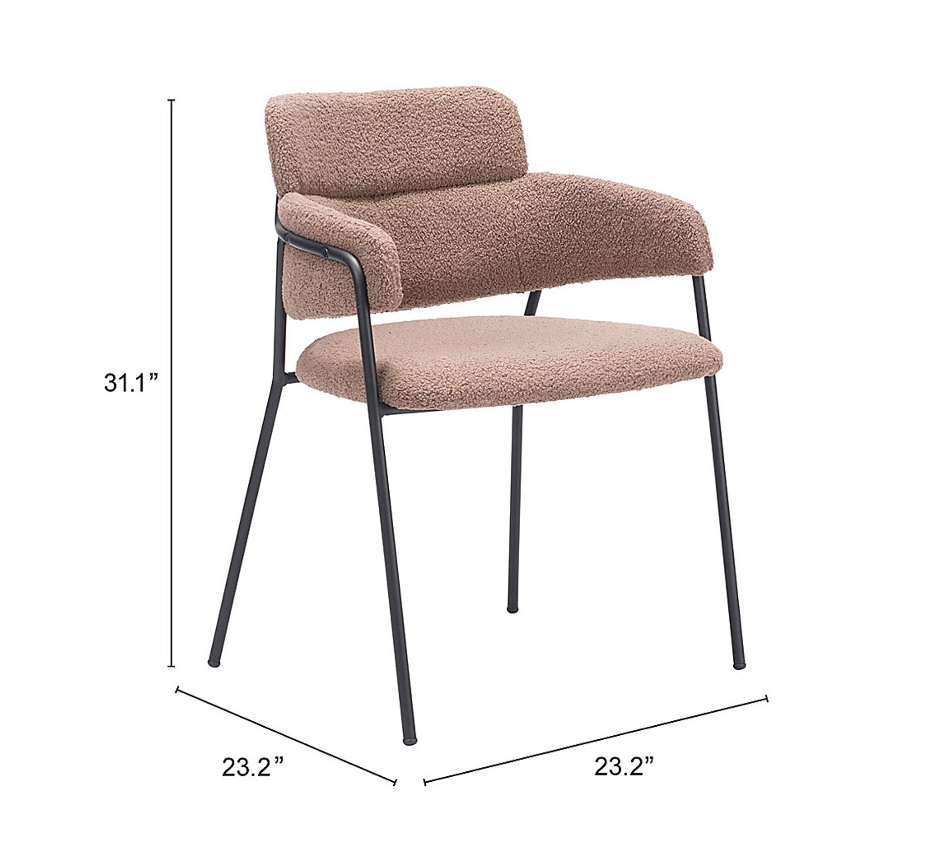 Brynns Brown Side Chair, Set of 2 - Image 10
