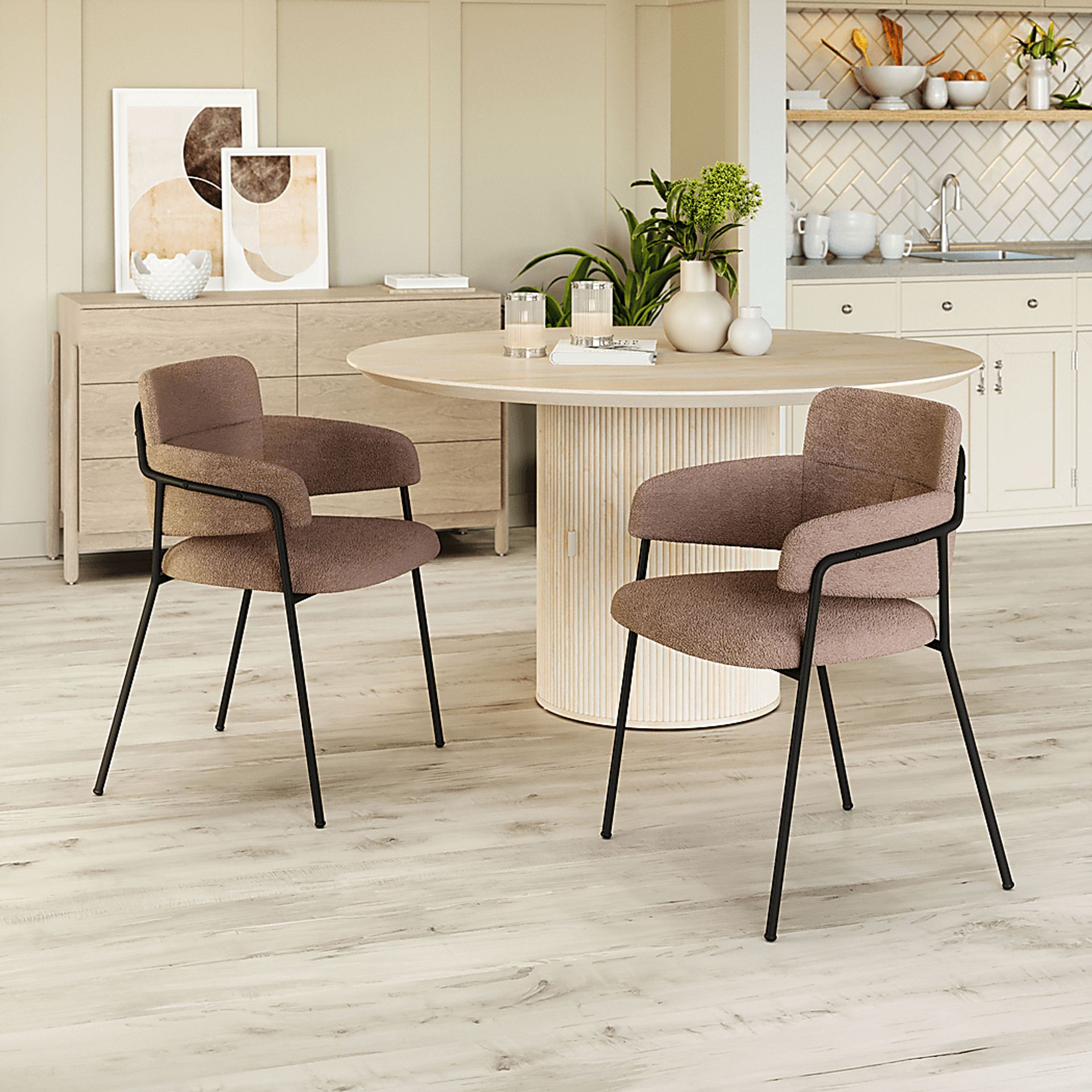 Brynns Brown Side Chair, Set of 2 - Image 2