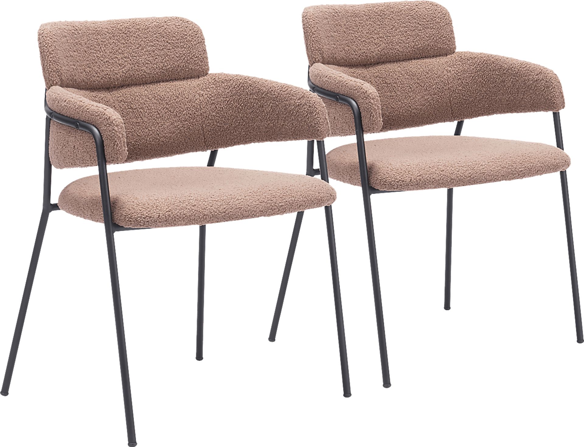 Brynns Brown Side Chair, Set of 2 - Image 1