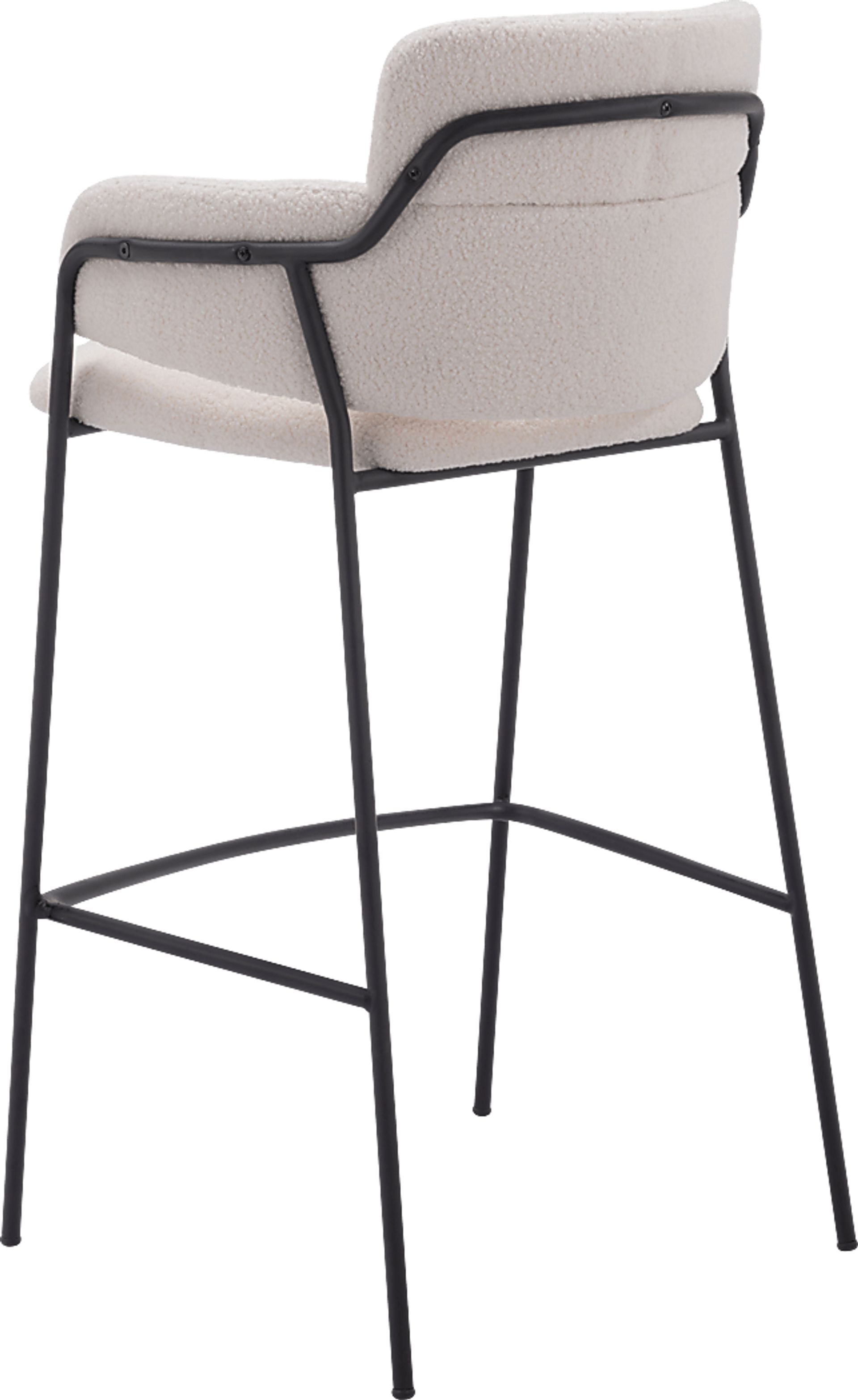 Brynns White Barstool, Set of 2 - Image 6