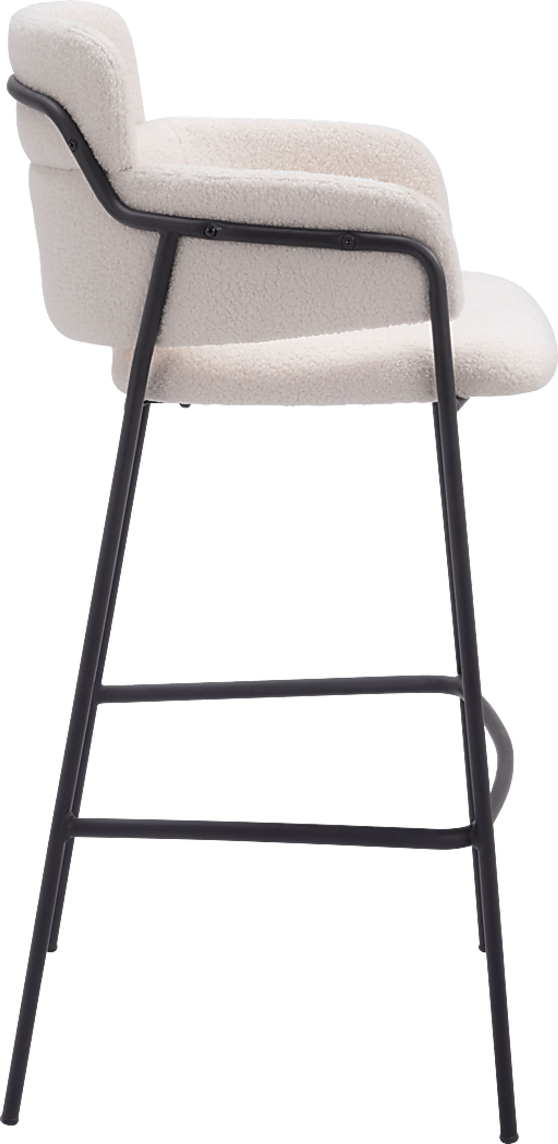 Brynns White Barstool, Set of 2 - Image 7