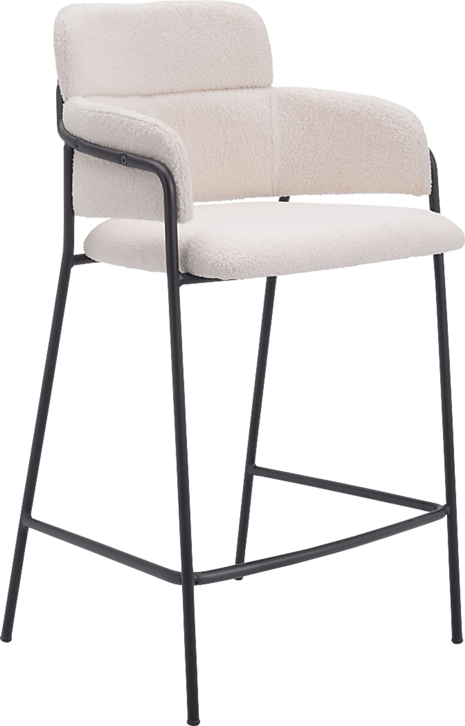 Brynns White Counter Height Stool, Set of 2 - Image 3