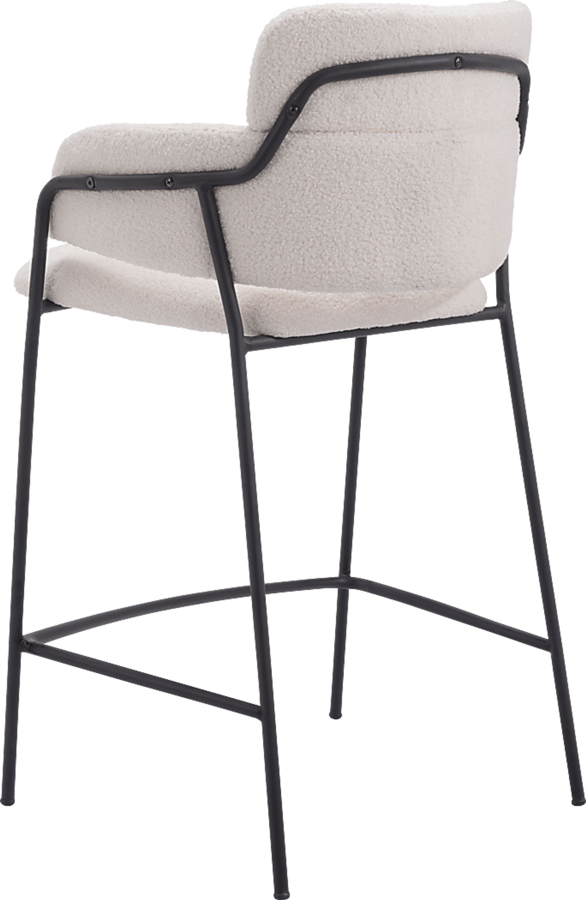 Brynns White Counter Height Stool, Set of 2 - Image 6