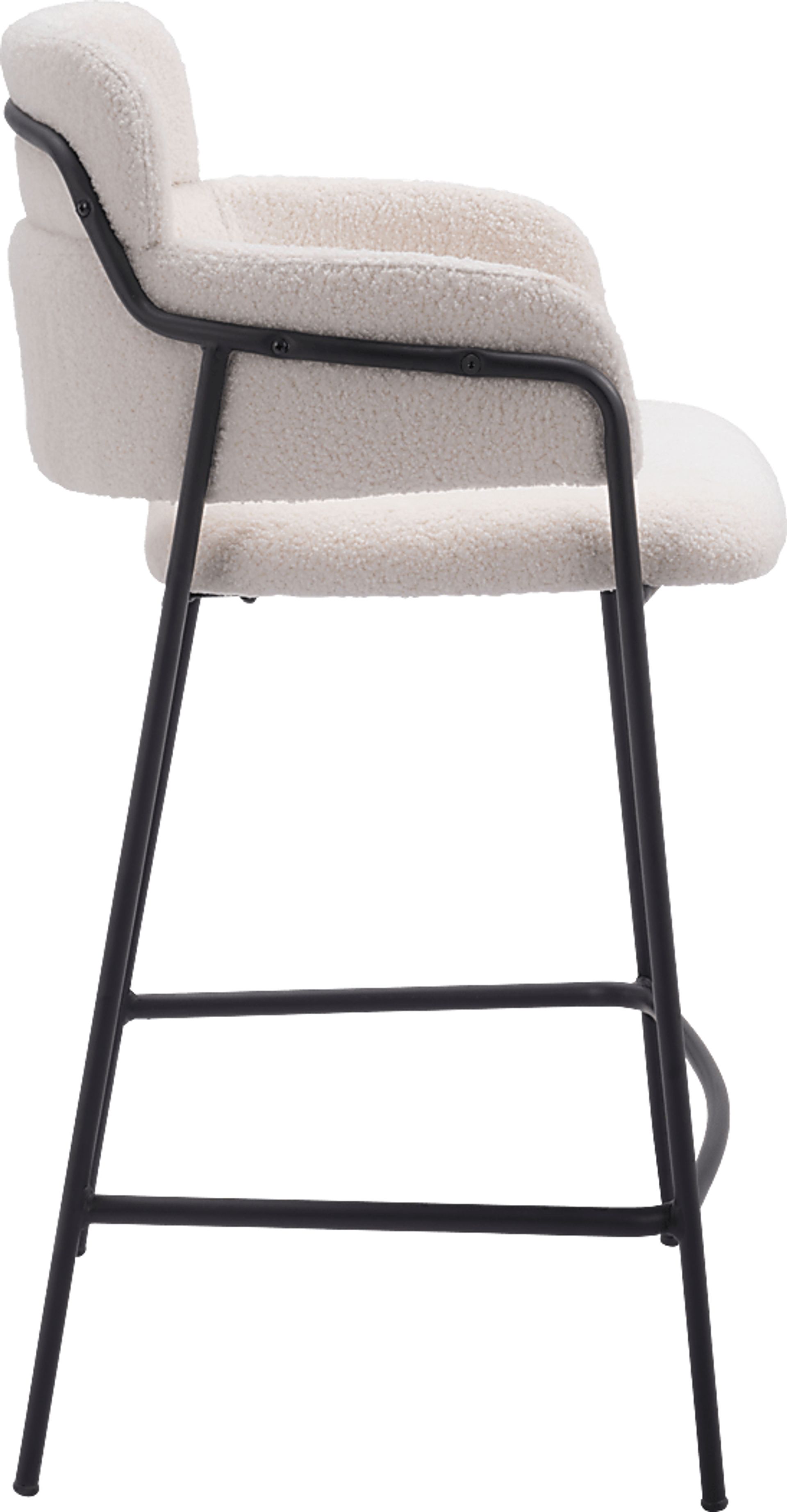 Brynns White Counter Height Stool, Set of 2 - Image 7