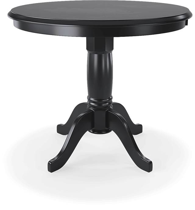 Brynwood Black 5 Pc Counter Height Dining Set with White Stools - Thumbnail - Image 2