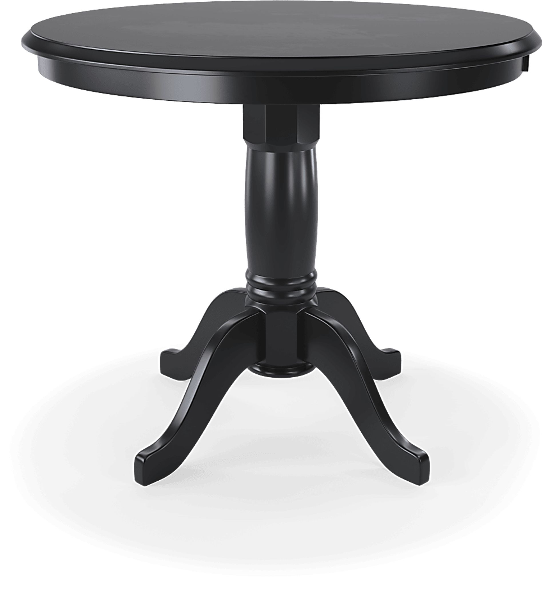 Brynwood Black 5 Pc Counter Height Dining Set with White Stools - Image 2