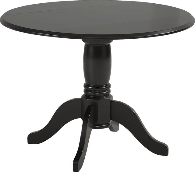 Brynwood Black 5 Pc Drop Leaf Dining Set with Black Chairs - Thumbnail - Image 2