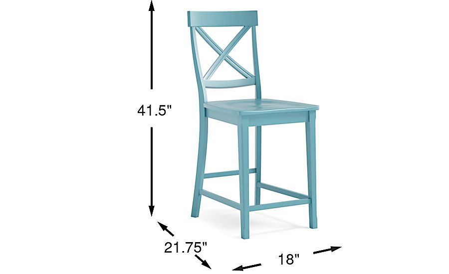 Brynwood Blue Counter Height Stool Rooms To Go