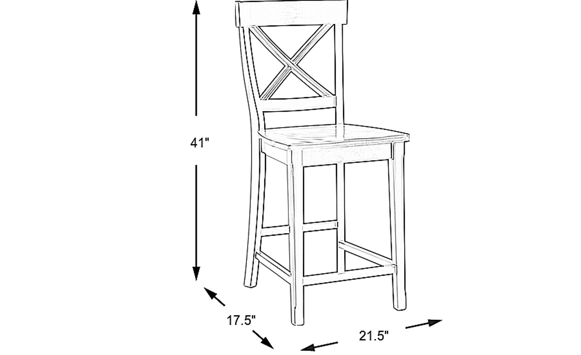 Dimension Image. Please refer to the Dimension Tab on this page for dimension details.