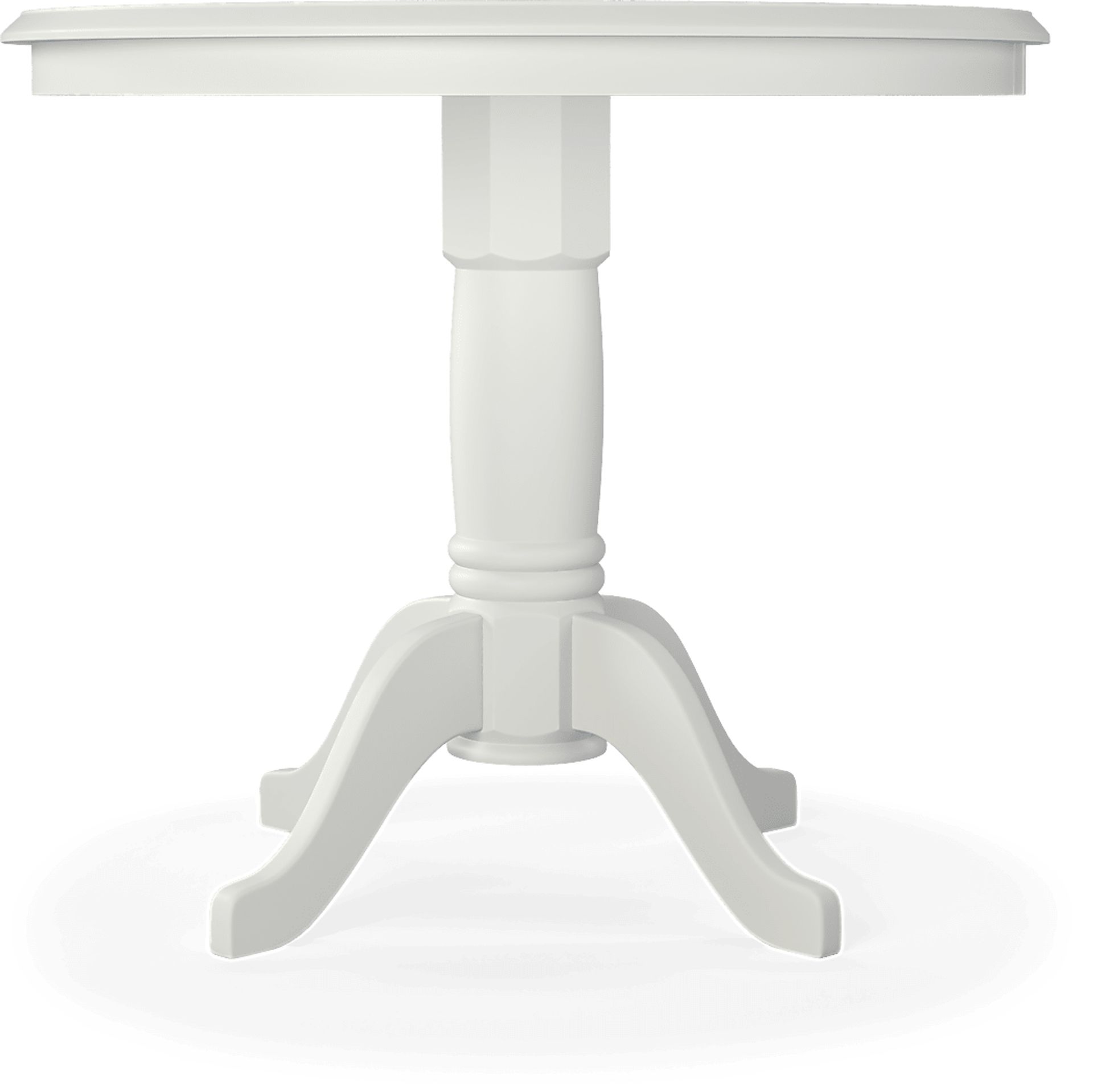 Brynwood White 5 Pc Counter Height Dining Set with Blue Stools - Image 3
