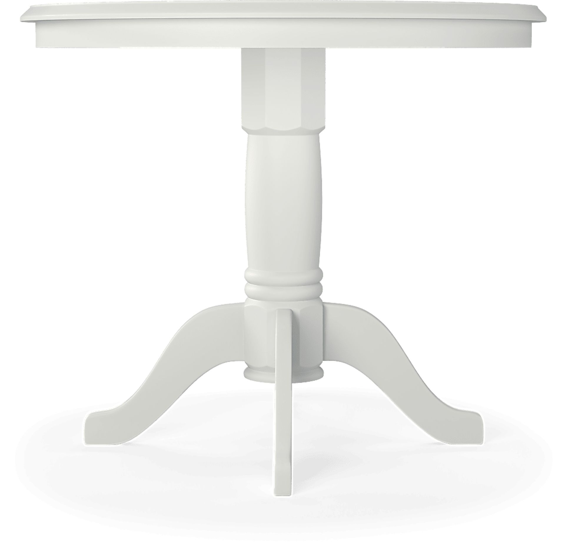 Brynwood White 5 Pc Counter Height Dining Set with Blue Stools - Image 4