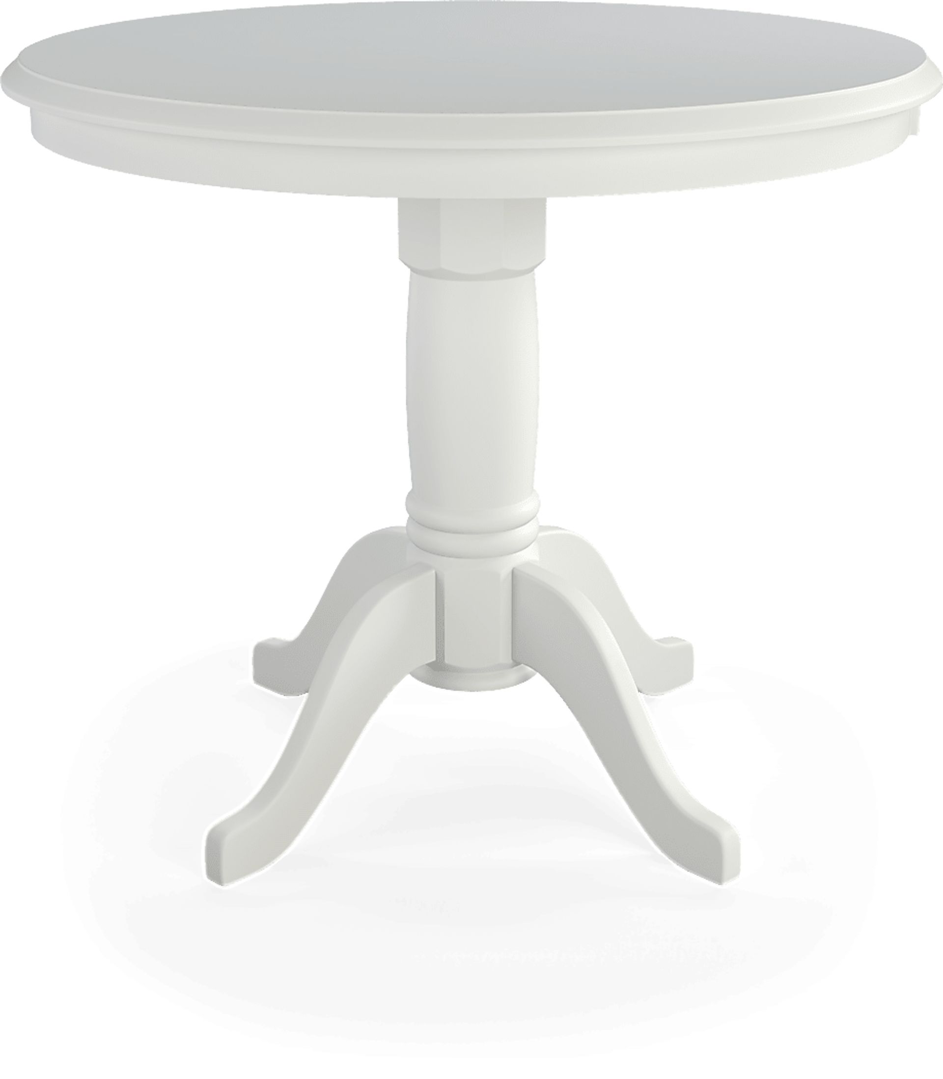 Brynwood White 5 Pc Counter Height Dining Set with Blue Stools - Image 2