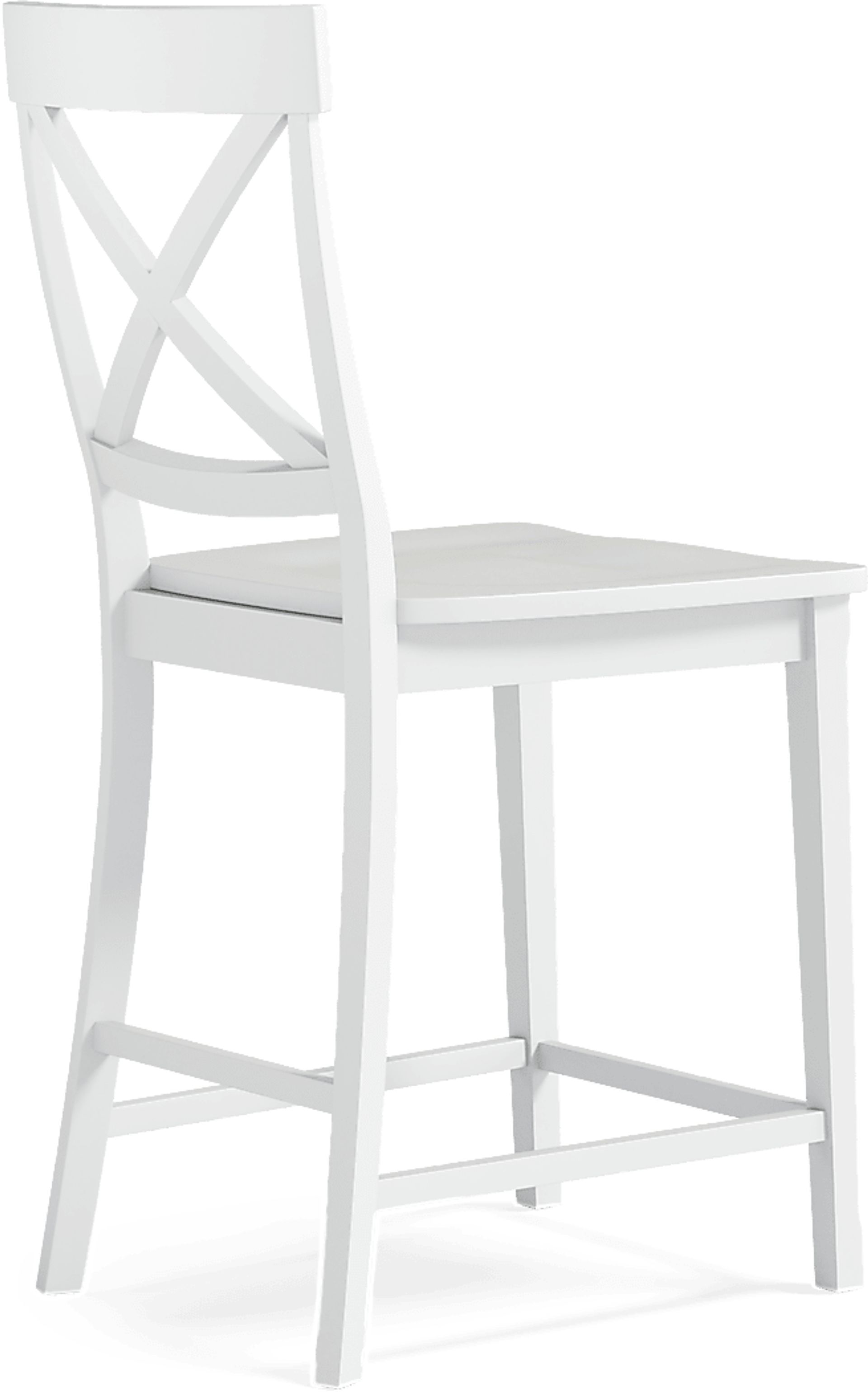 Brynwood White 5 Pc Counter Height Dining Set with White Stools - Image 8
