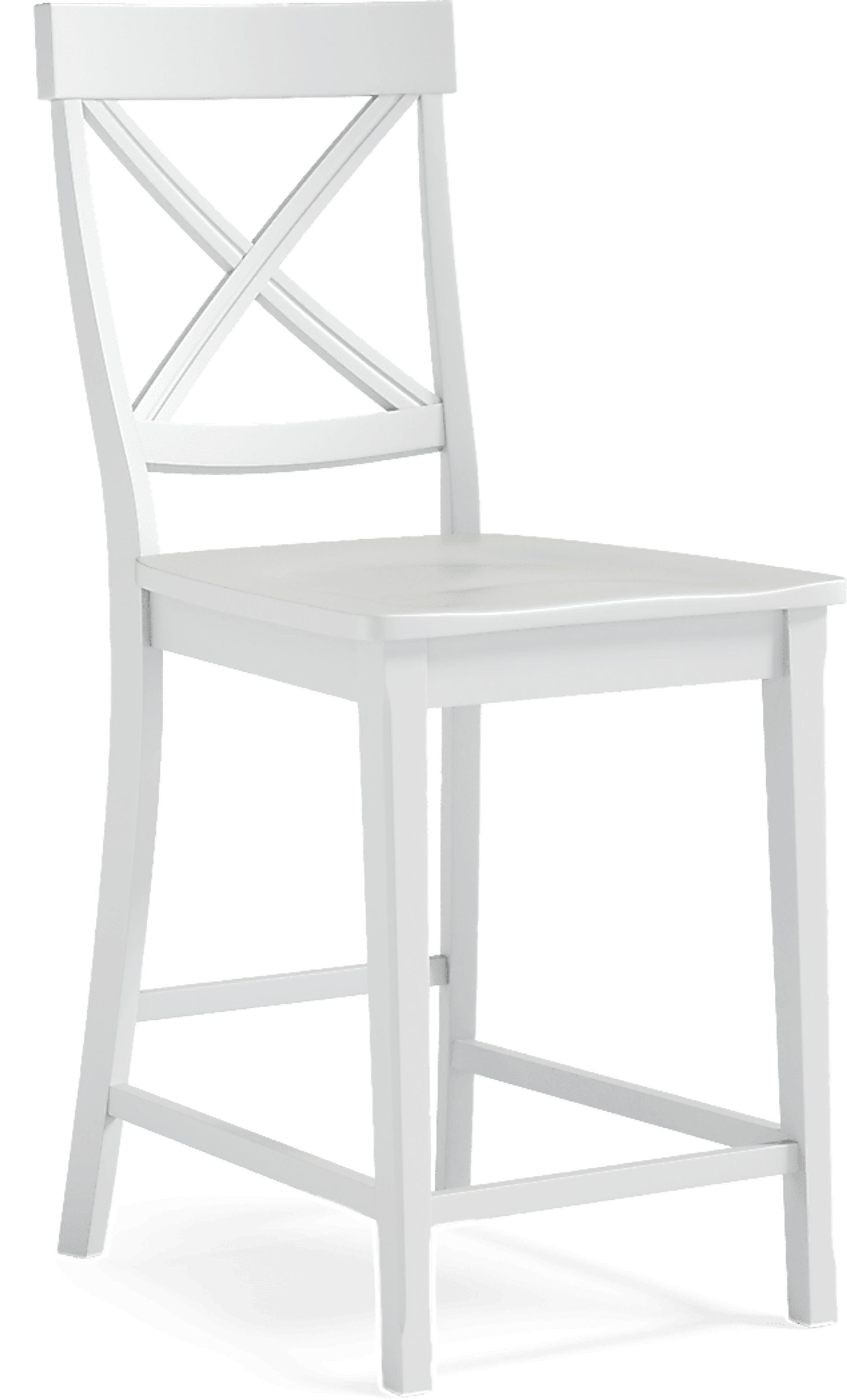 Brynwood White 5 Pc Counter Height Dining Set with White Stools - Image 6