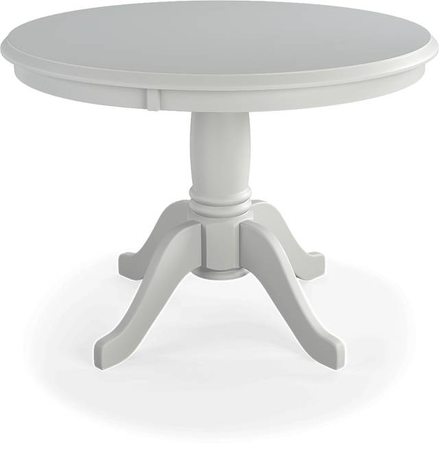 Brynwood White Round Table - Thumbnail - Image 1