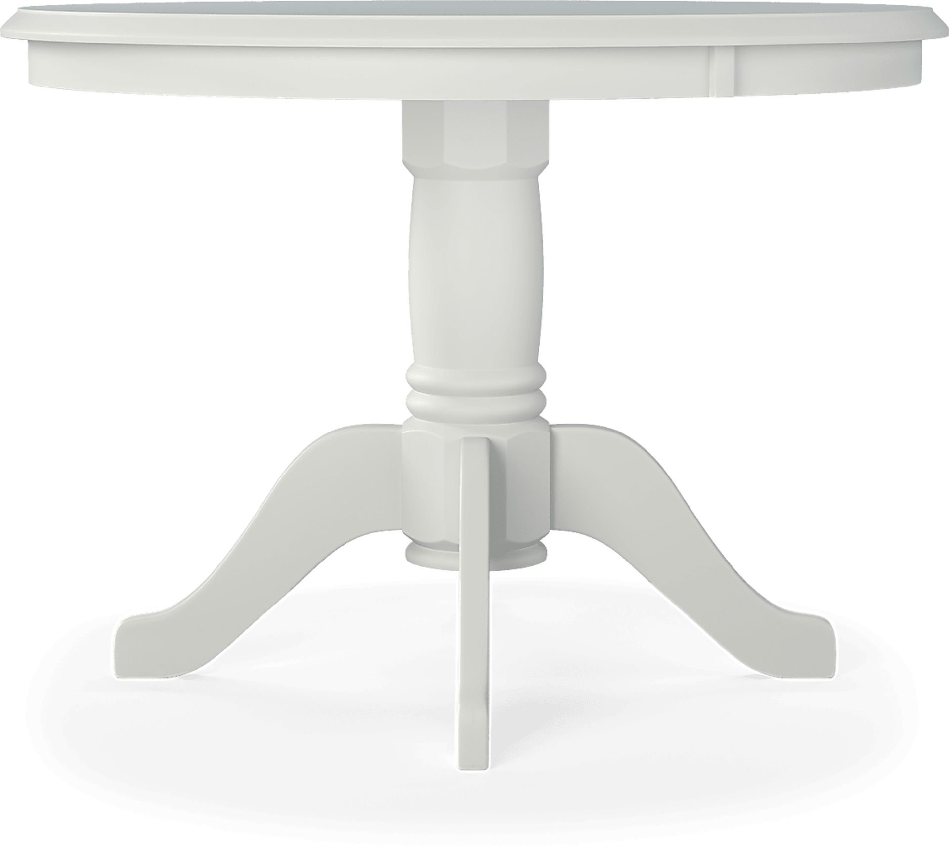 Brynwood White 5 Pc Round Dining Set with White Chairs - Image 4