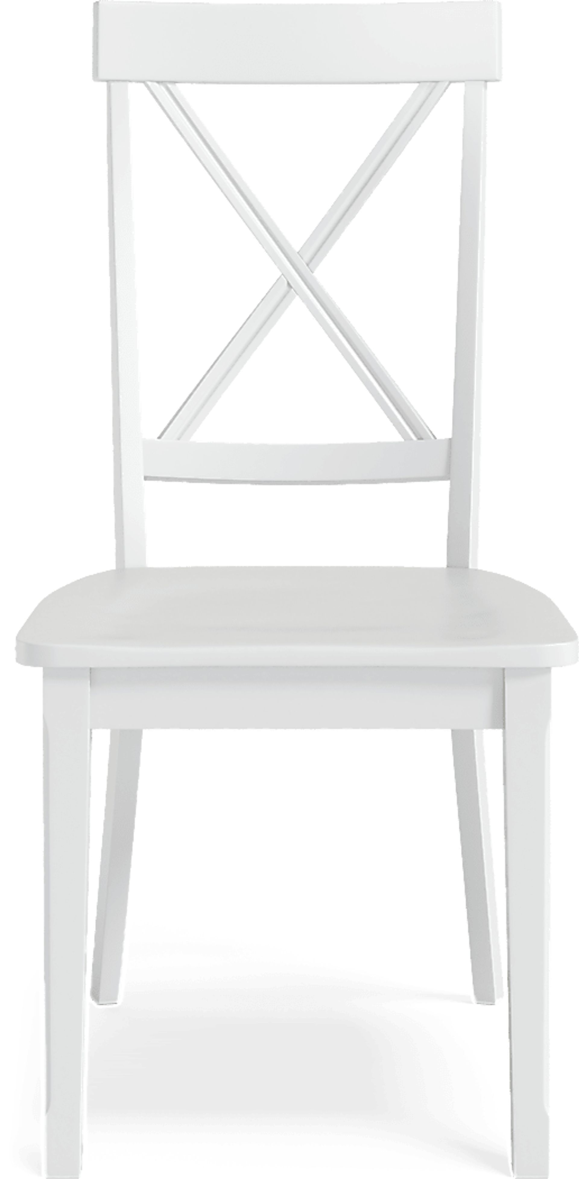 Brynwood White 5 Pc Round Dining Set with White Chairs - Image 7