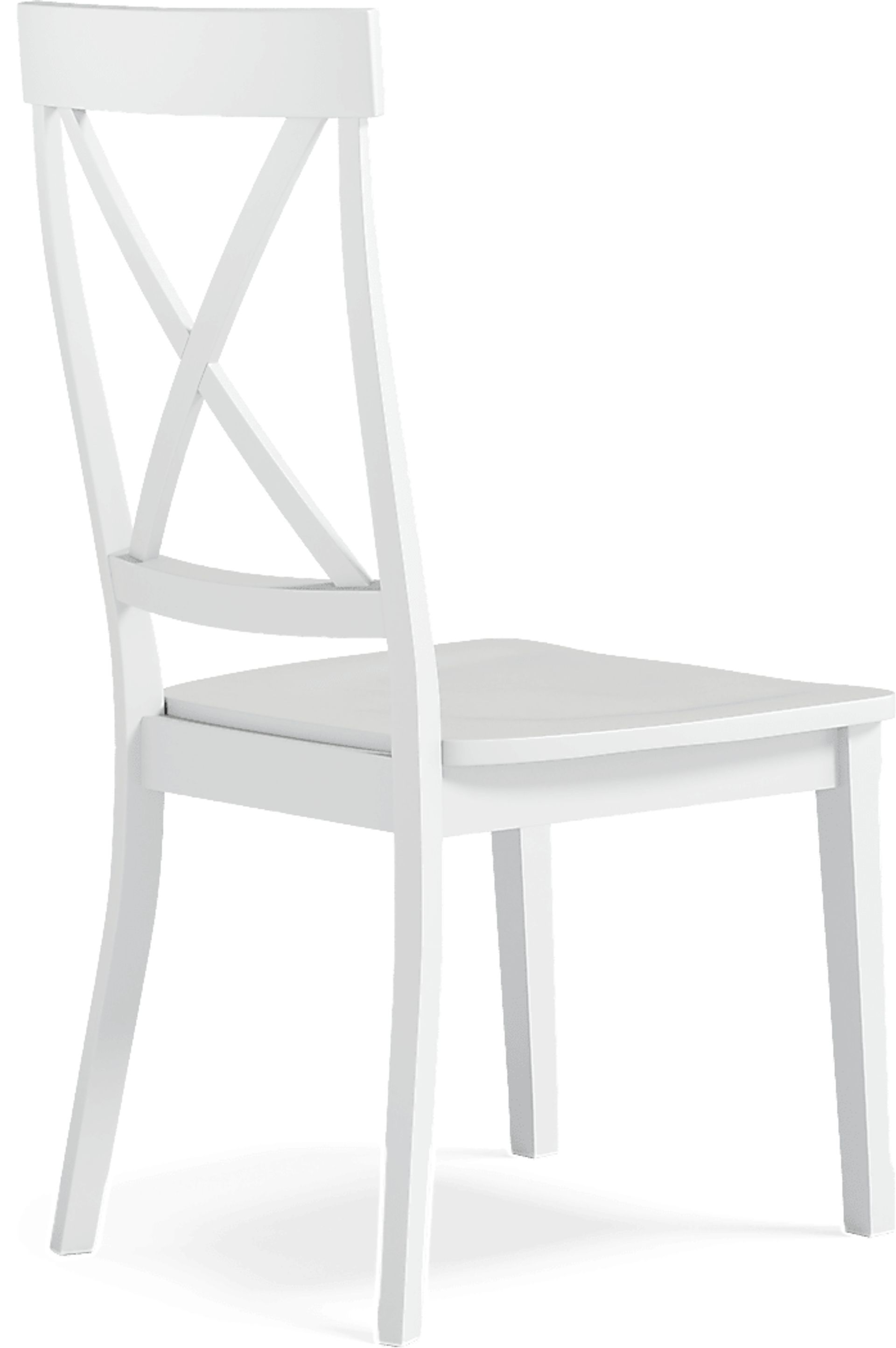 Brynwood White 5 Pc Round Dining Set with White Chairs - Image 8