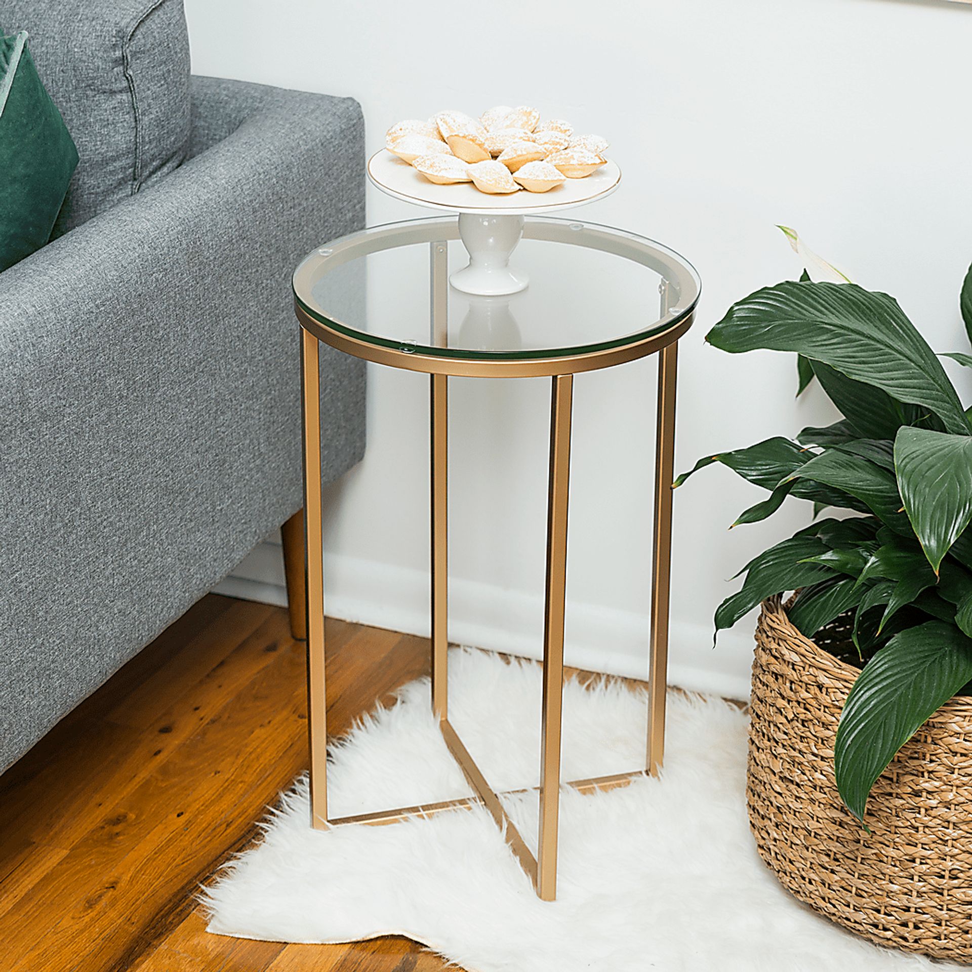 Bryon Alley Gold Accent Table - Image 2