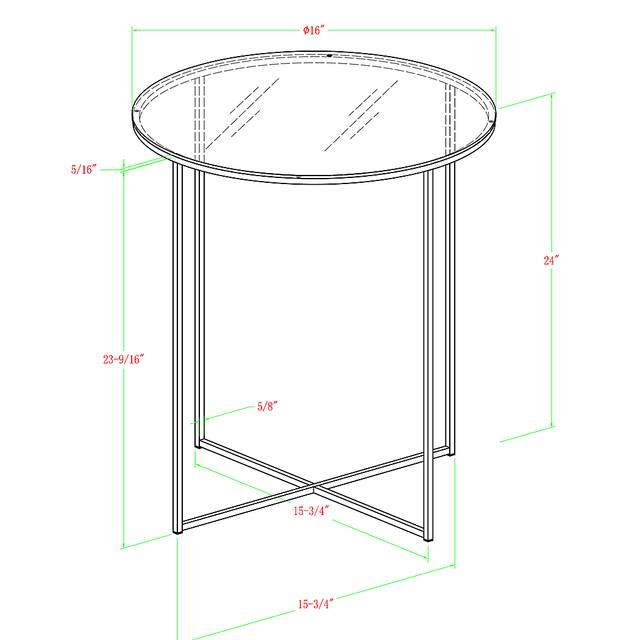 Bryon Alley Gold Accent Table - Thumbnail - Image 5