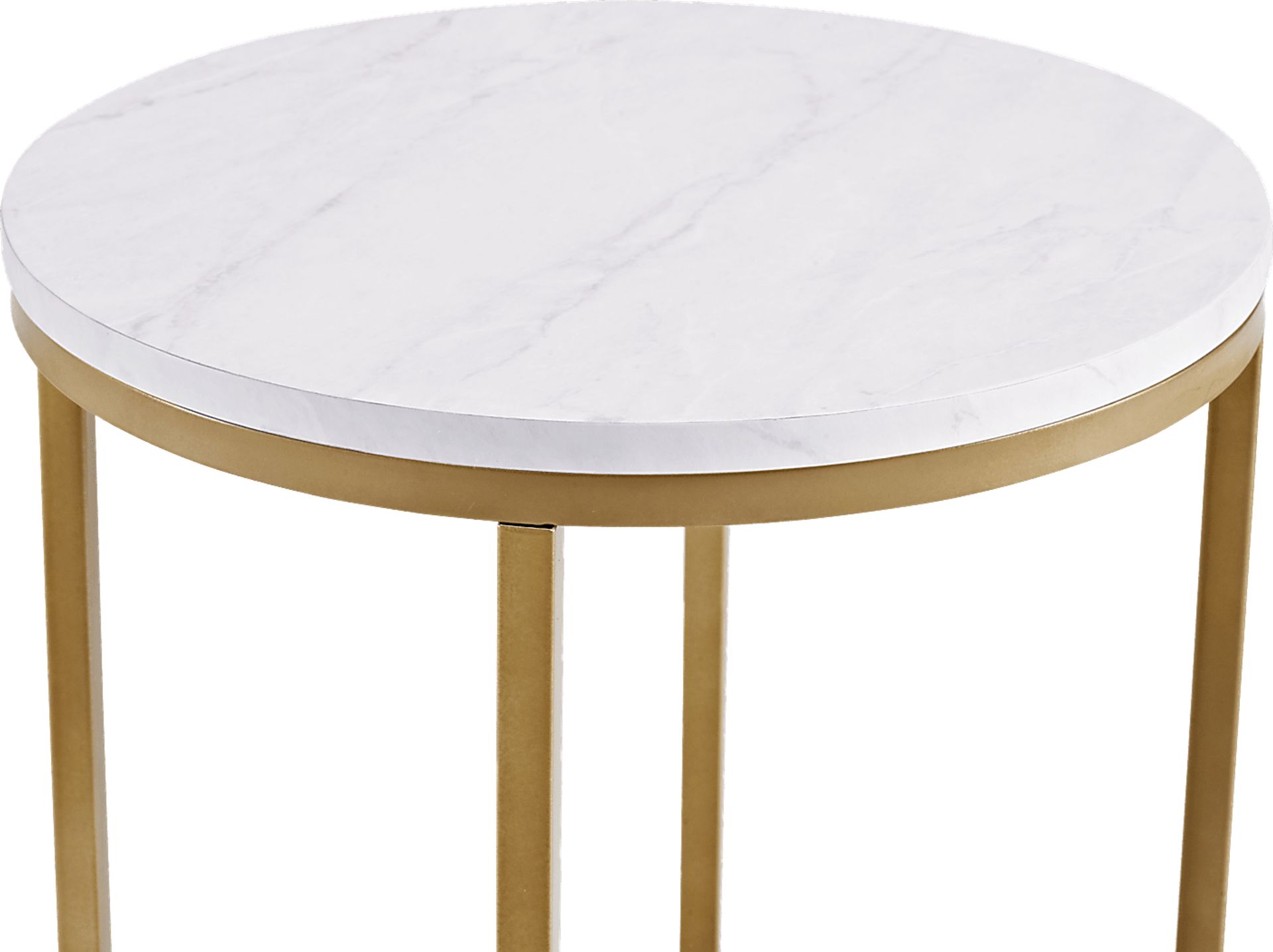 Bryon Alley White Accent Table - Image 2