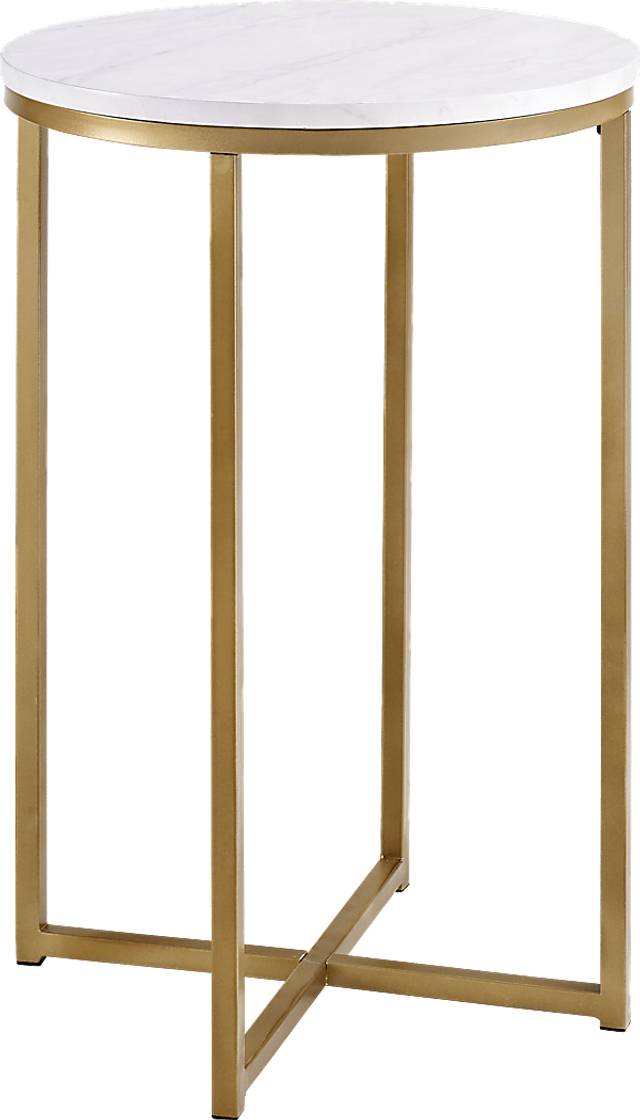 Bryon Alley White Accent Table - Thumbnail - Image 1