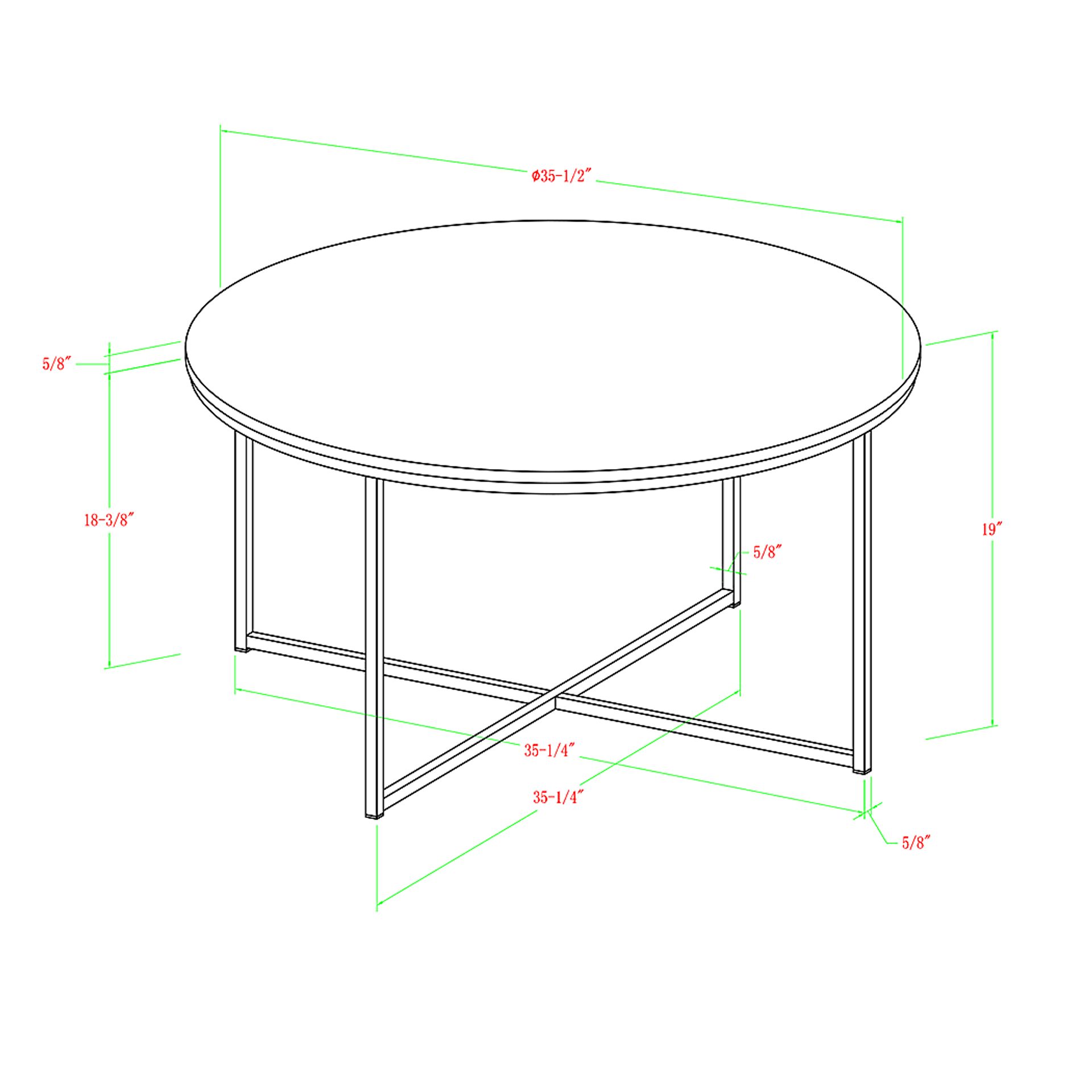 Bryon Alley White Cocktail Table - Image 6
