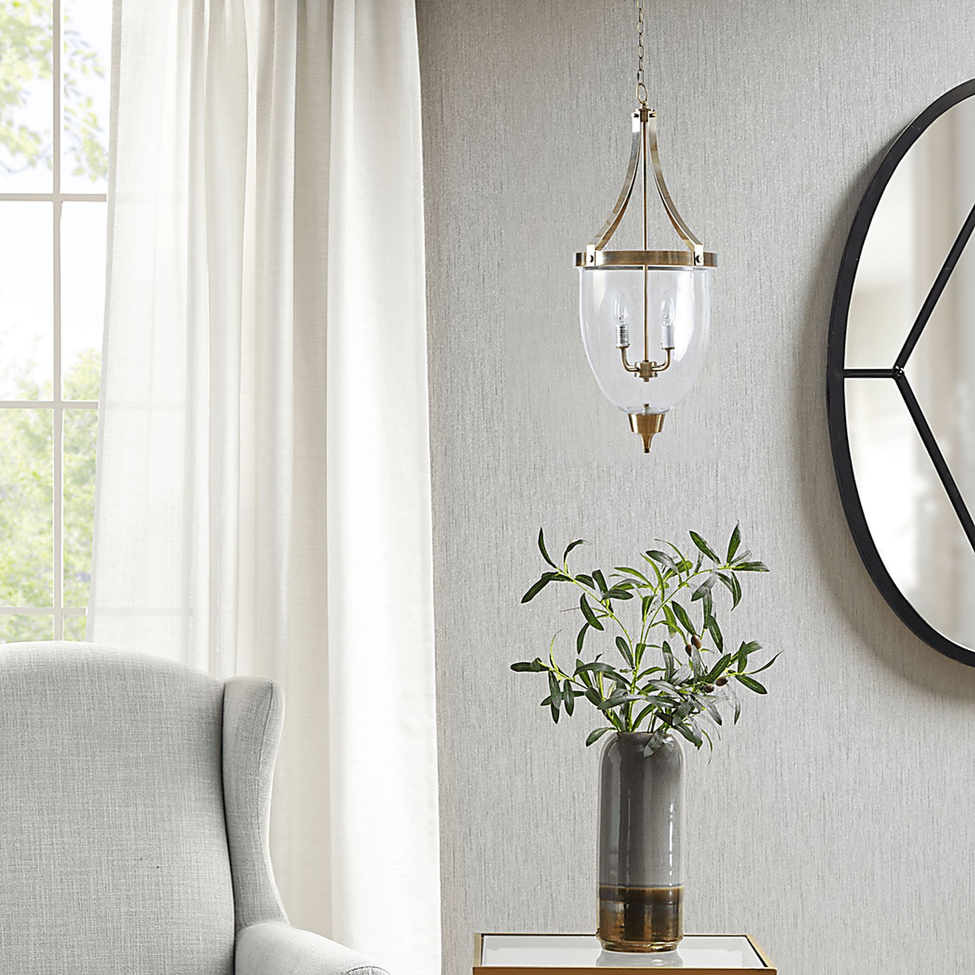 Brys Avenue Brass Pendant - Image 2