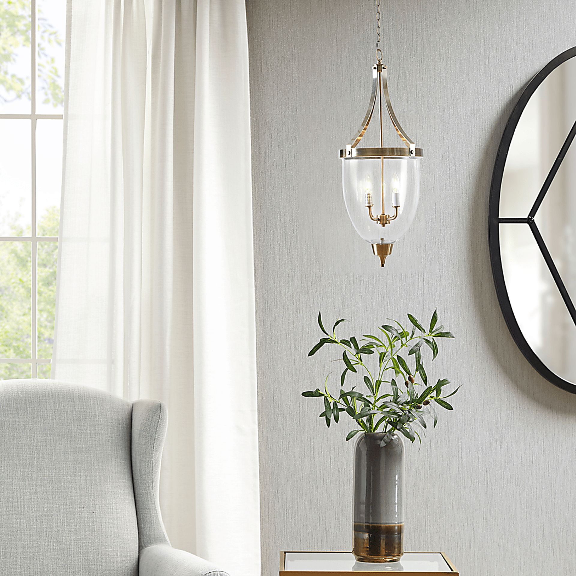 Brys Avenue Brass Pendant - Image 8