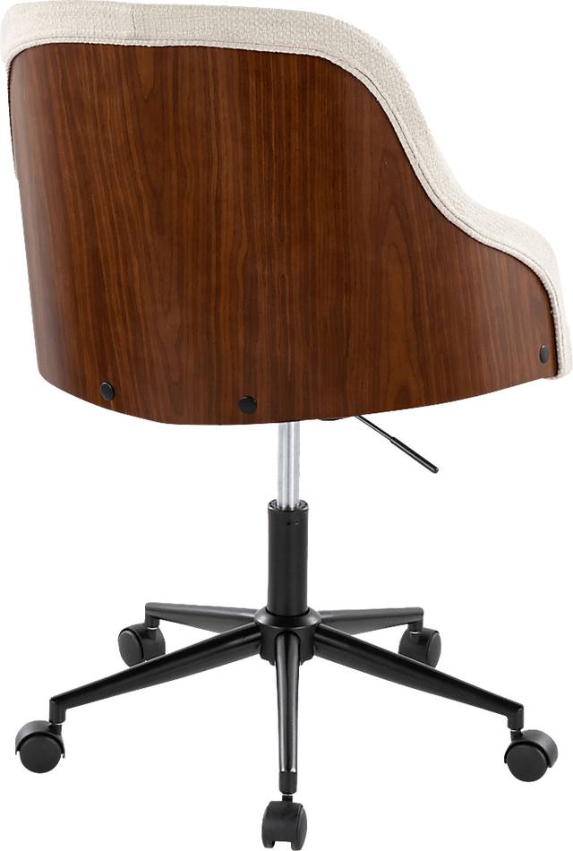 Bryta I Cream Desk Chair - Thumbnail - Image 3