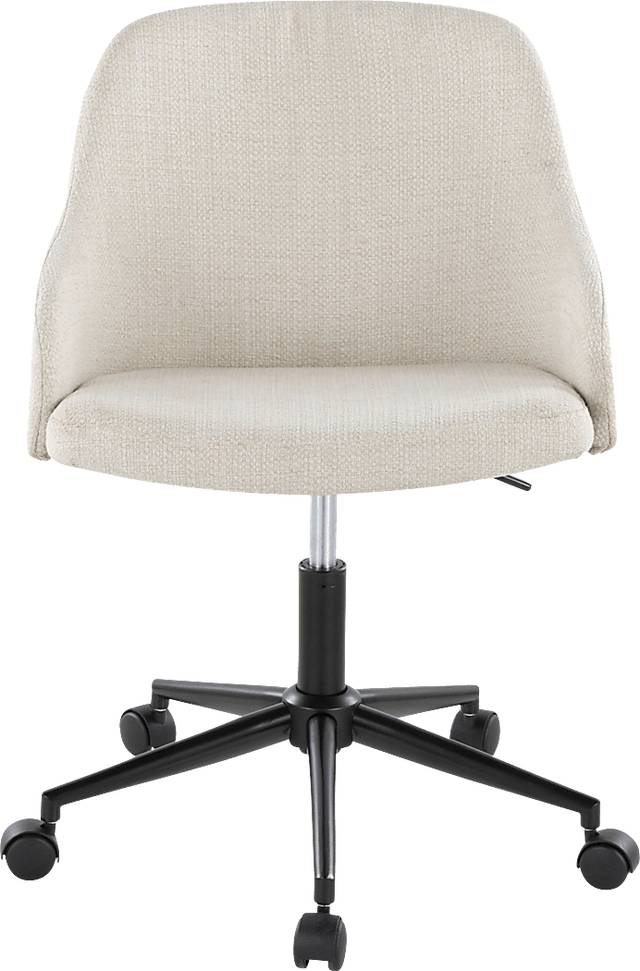 Bryta I Cream Desk Chair - Thumbnail - Image 4