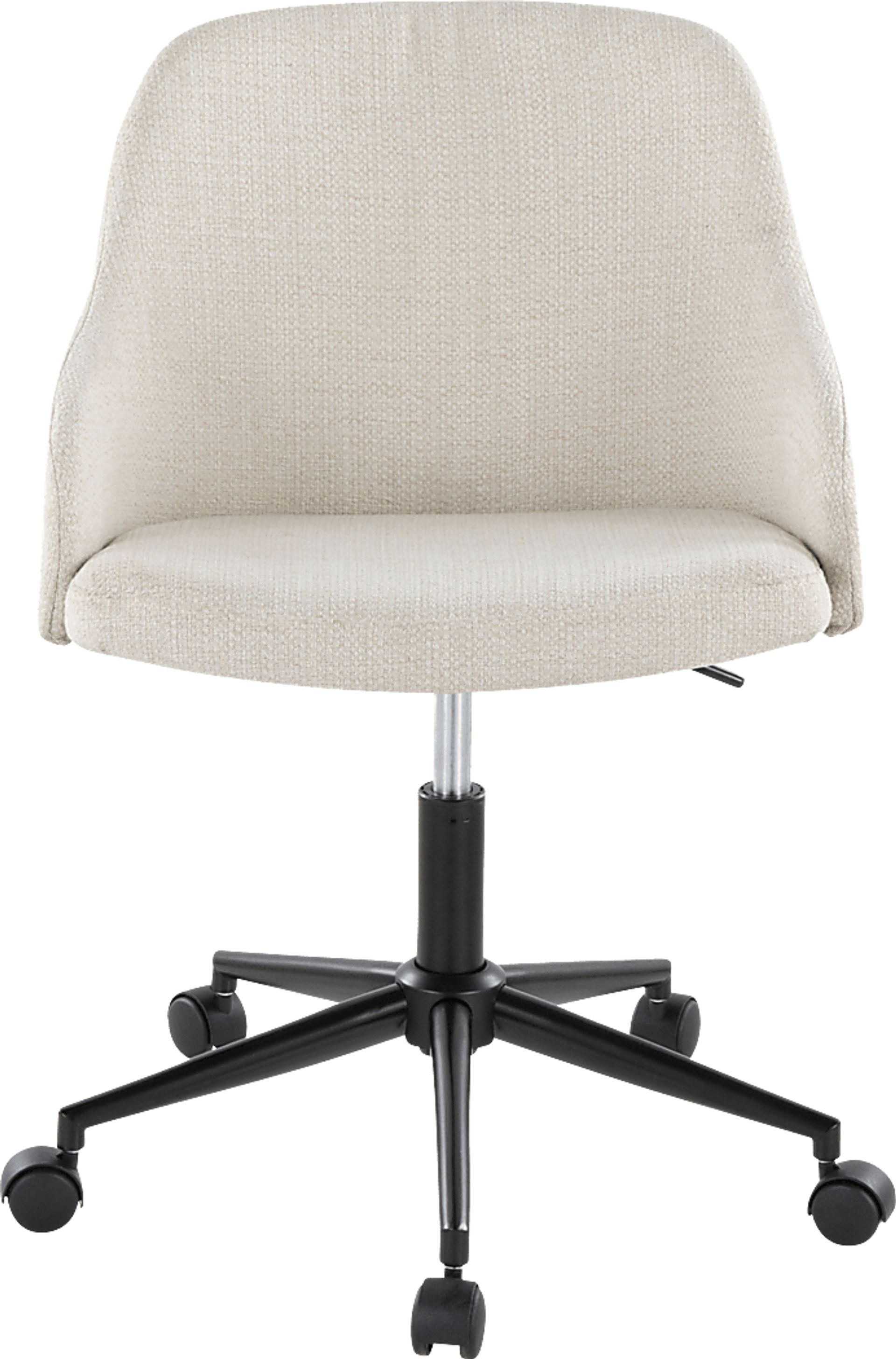 Bryta I Cream Desk Chair - Image 4