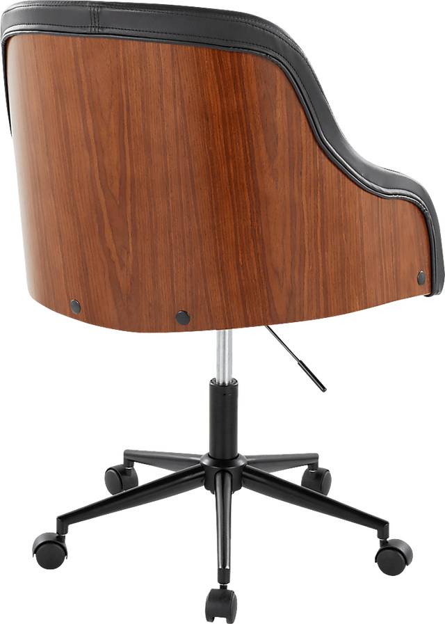 Bryta IV Black Desk Chair - Thumbnail - Image 2