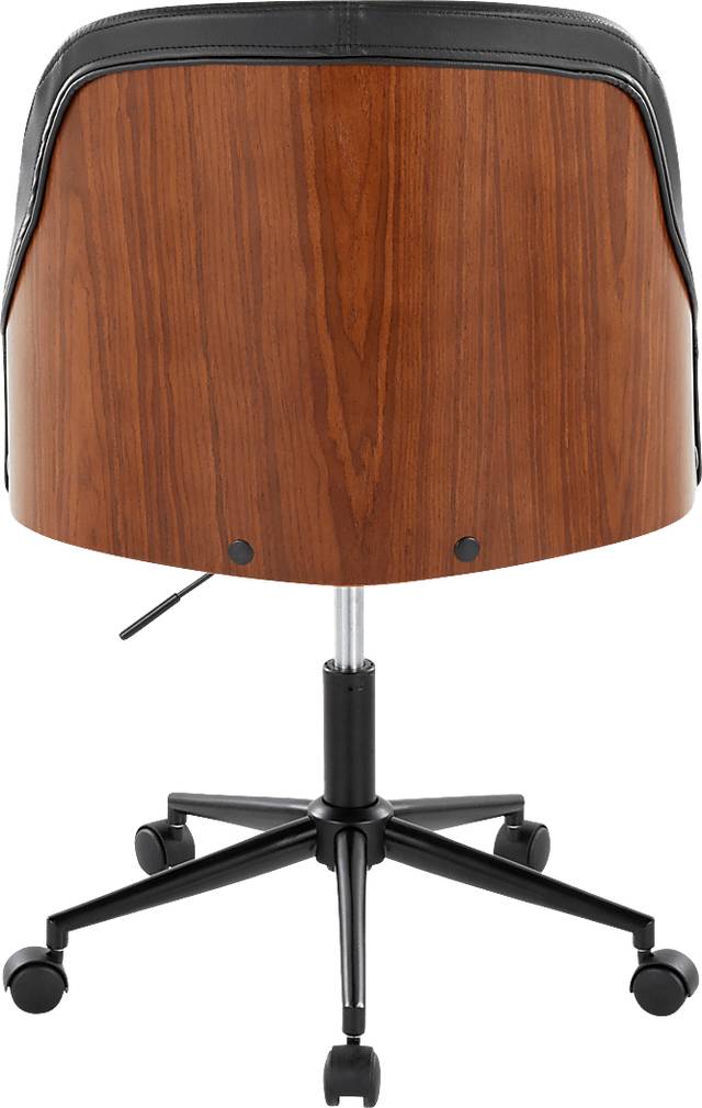 Bryta IV Black Desk Chair - Thumbnail - Image 3