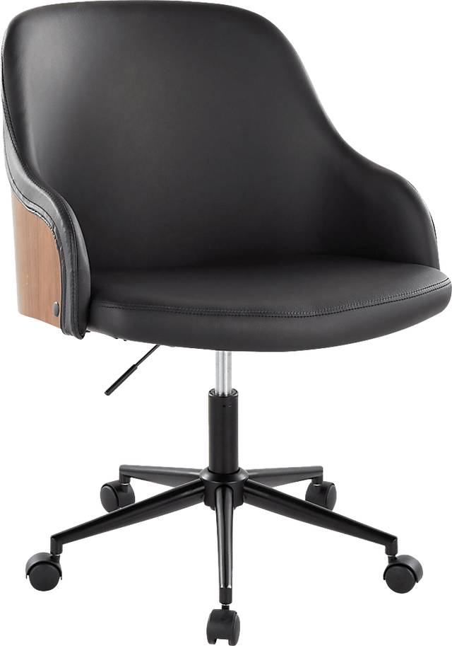 Bryta IV Black Desk Chair - Thumbnail - Image 1