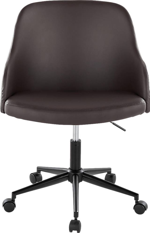 Bryta IV Brown Desk Chair - Thumbnail - Image 4