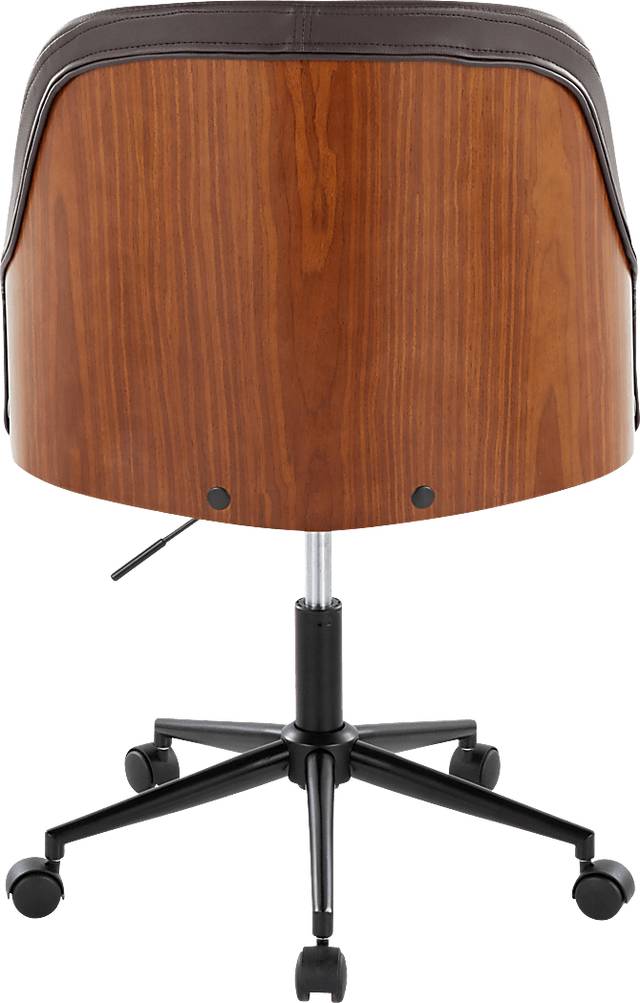 Bryta IV Brown Desk Chair - Thumbnail - Image 5