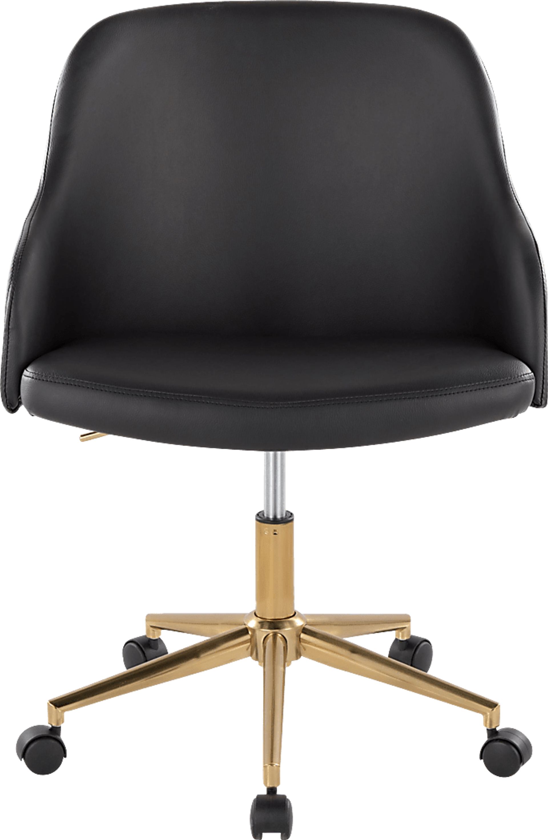 Bryta VI Black Desk Chair - Image 3