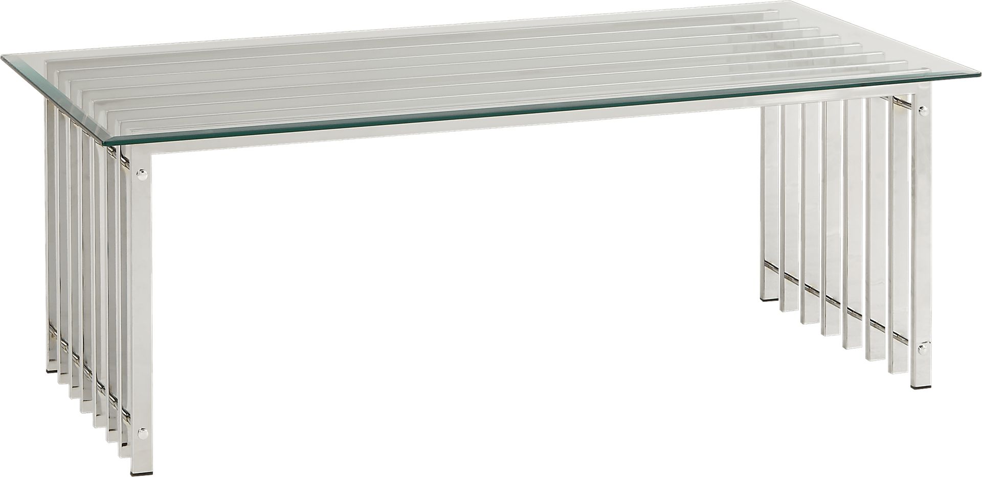 Bucareli Chrome Cocktail Table - Image 1