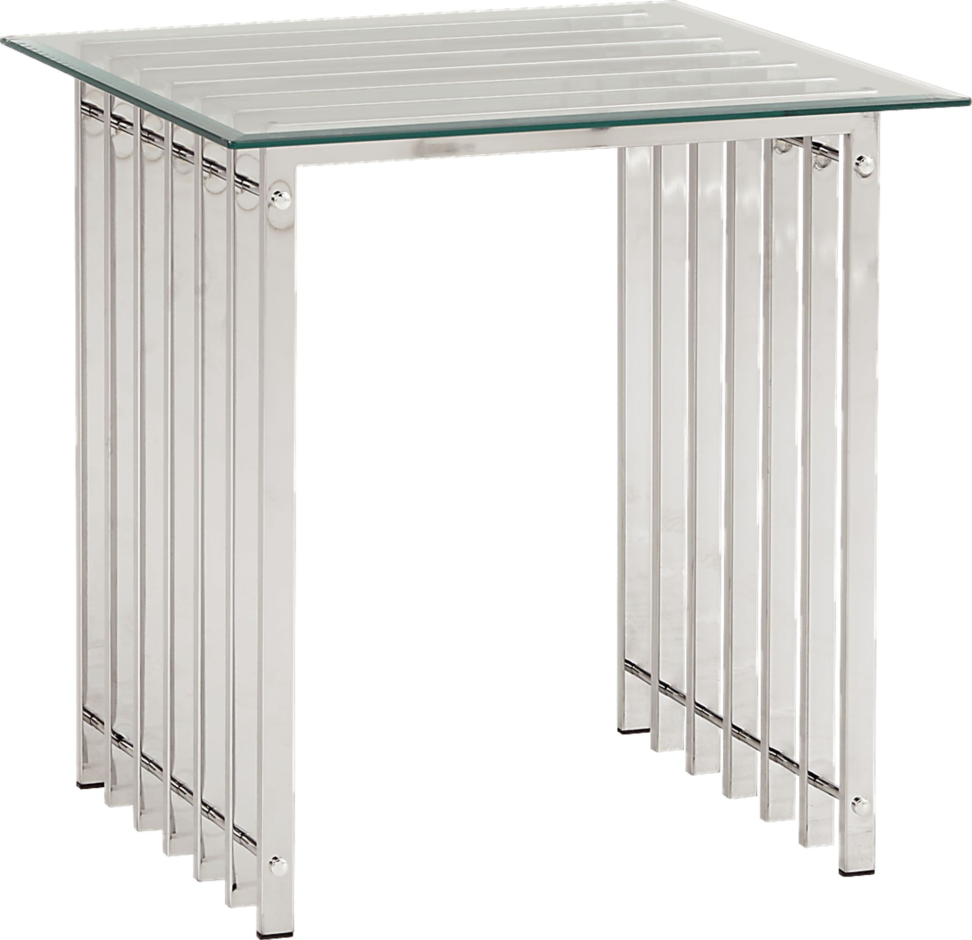 Bucareli Chrome End Table - Image 1