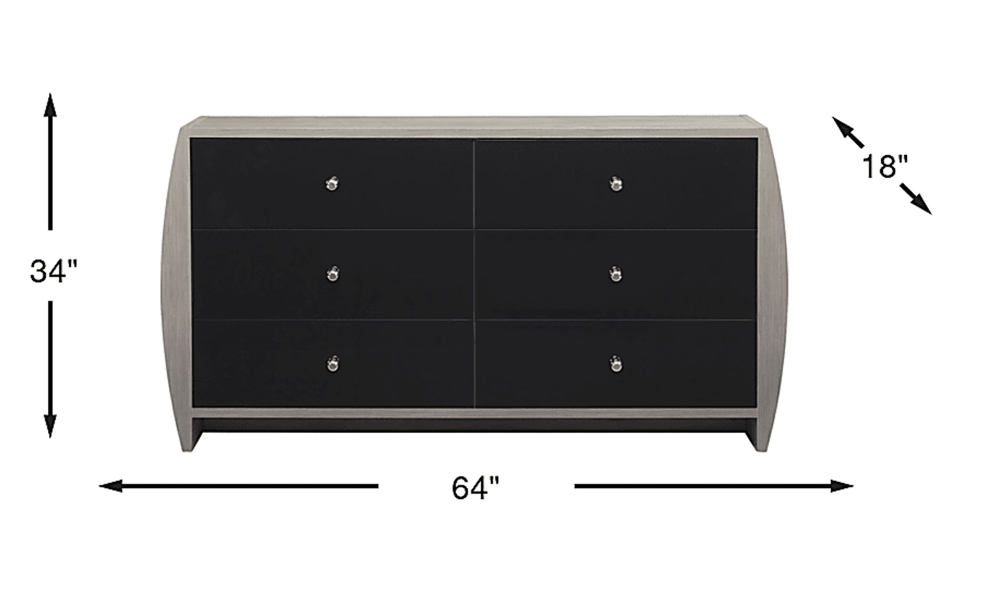 Dimension Image. Please refer to the Dimension Tab on this page for dimension details.